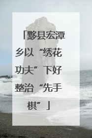 黟县宏潭乡以“绣花功夫”下好整治“先手棋”
