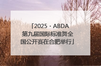 2025・ABDA 第九届国际标准舞全国公开赛在合肥举行