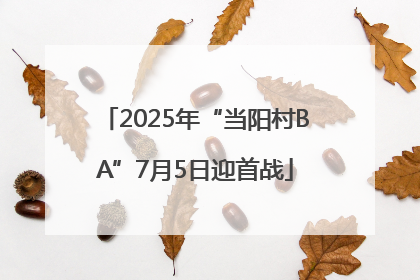 2025年“当阳村BA”7月5日迎首战
