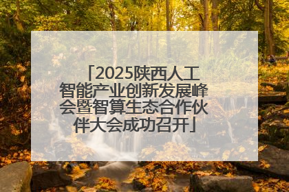 2025陕西人工智能产业创新发展峰会暨智算生态合作伙伴大会成功召开