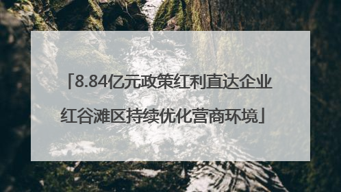 8.84亿元政策红利直达企业 红谷滩区持续优化营商环境
