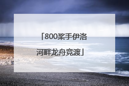 800桨手伊洛河畔龙舟竞渡