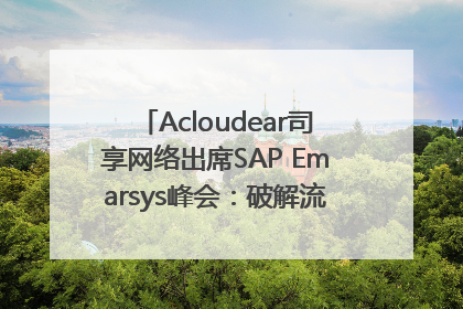 Acloudear司享网络出席SAP Emarsys峰会：破解流量困局，驱动精准增长